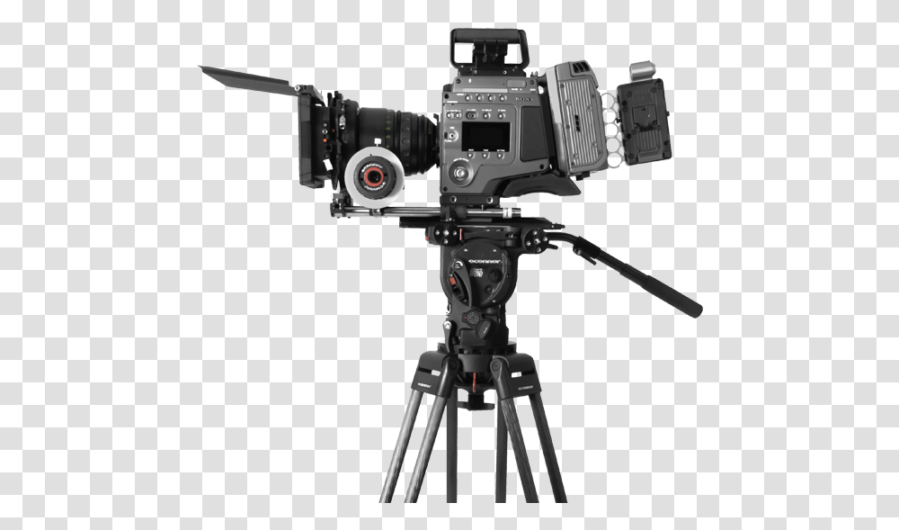 Tripod Video Cameras Movie Camera Film Camera With Tripod, Electronics, Gun, Weapon, Weaponry Transparent Png