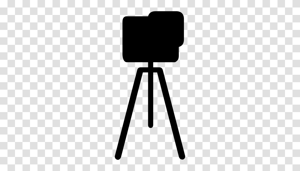 Tripod Withgopro Camera Tripod Dslr Icon With And Vector, Gray, World Of Warcraft Transparent Png