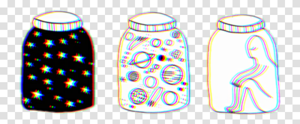 Trippy Aesthetic Space Quotes, Jar, Pottery Transparent Png
