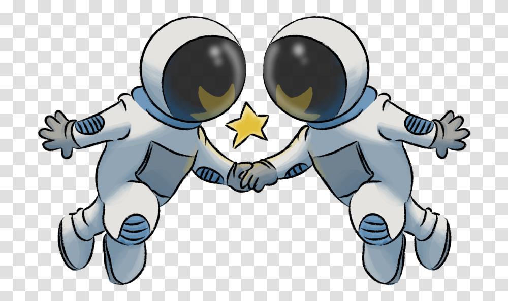 Trippy Astronaut Astronaut In Space Cartoon, Person, Human Transparent Png