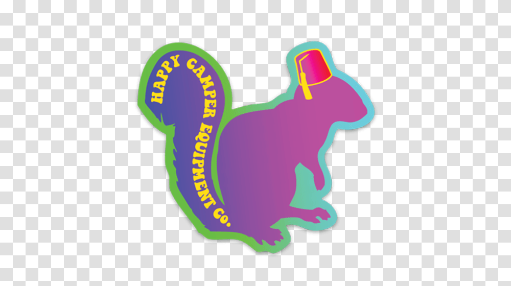 Trippy Squirrel Magnet, Label, Animal, Sticker Transparent Png