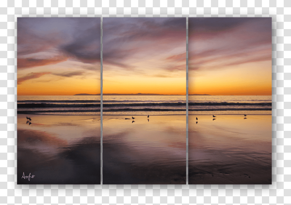 Triptych Newport Sunset Sunset Triptych, Nature, Outdoors, Sky, Silhouette Transparent Png