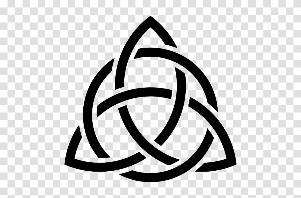 Triquetra Circle Interlaced Black, Gray, World Of Warcraft Transparent Png