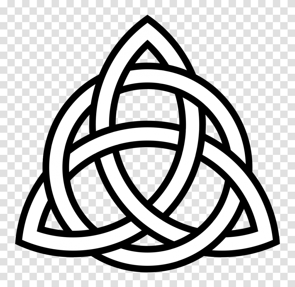Triquetra Circle Interlaced, Logo, Trademark Transparent Png