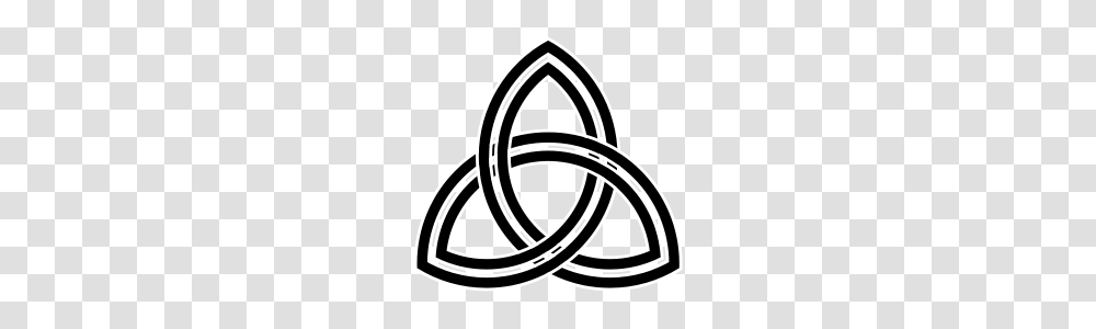 Triquetra Double Concentric, Logo, Trademark, Emblem Transparent Png