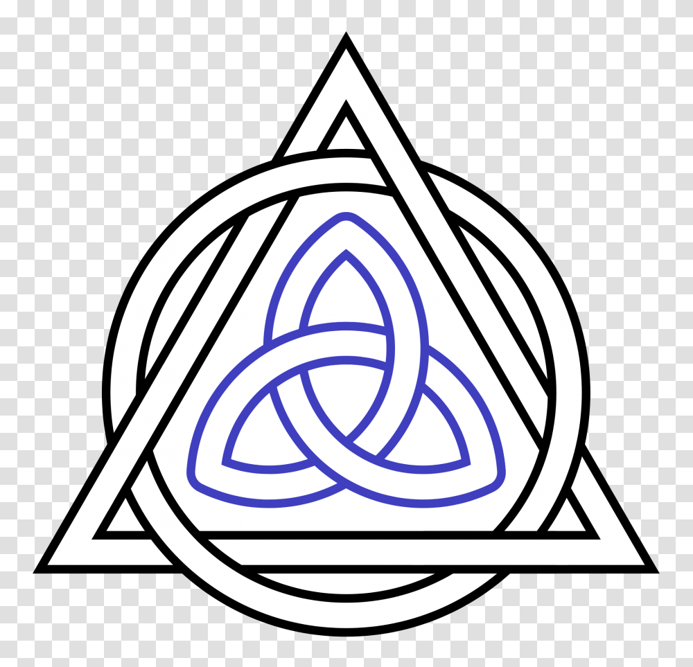 Triquetra Interlaced Triangle Circle, Logo, Trademark Transparent Png