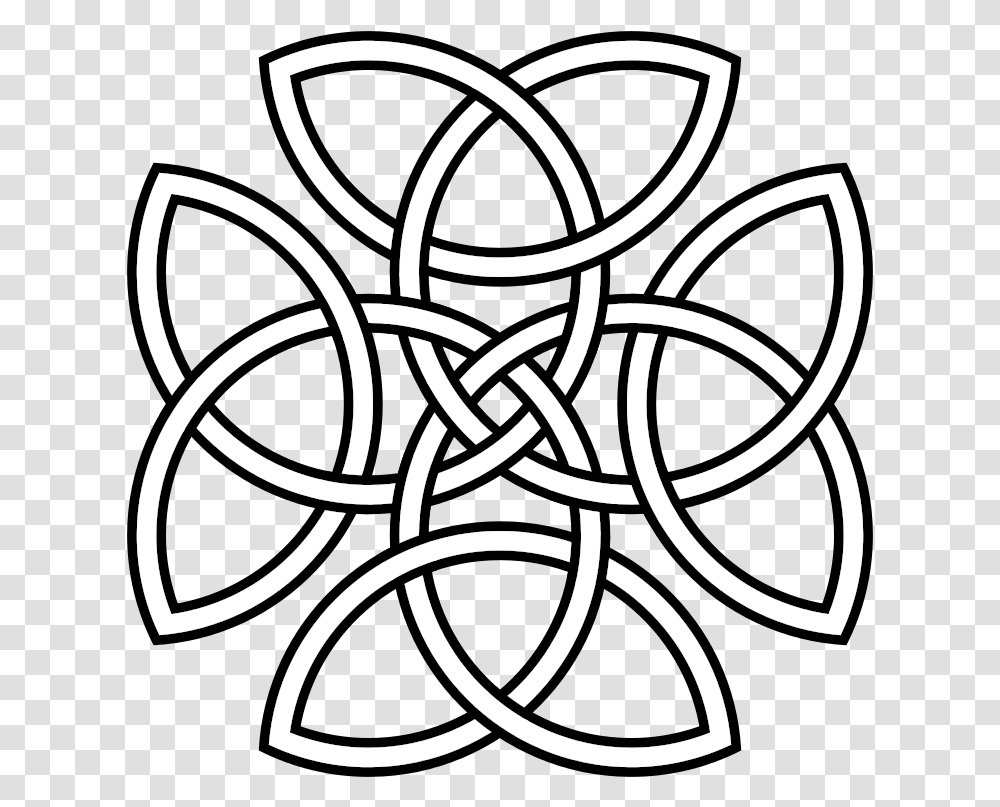 Triquetra Ireland Trinity Knot, Logo, Trademark, Stencil Transparent Png
