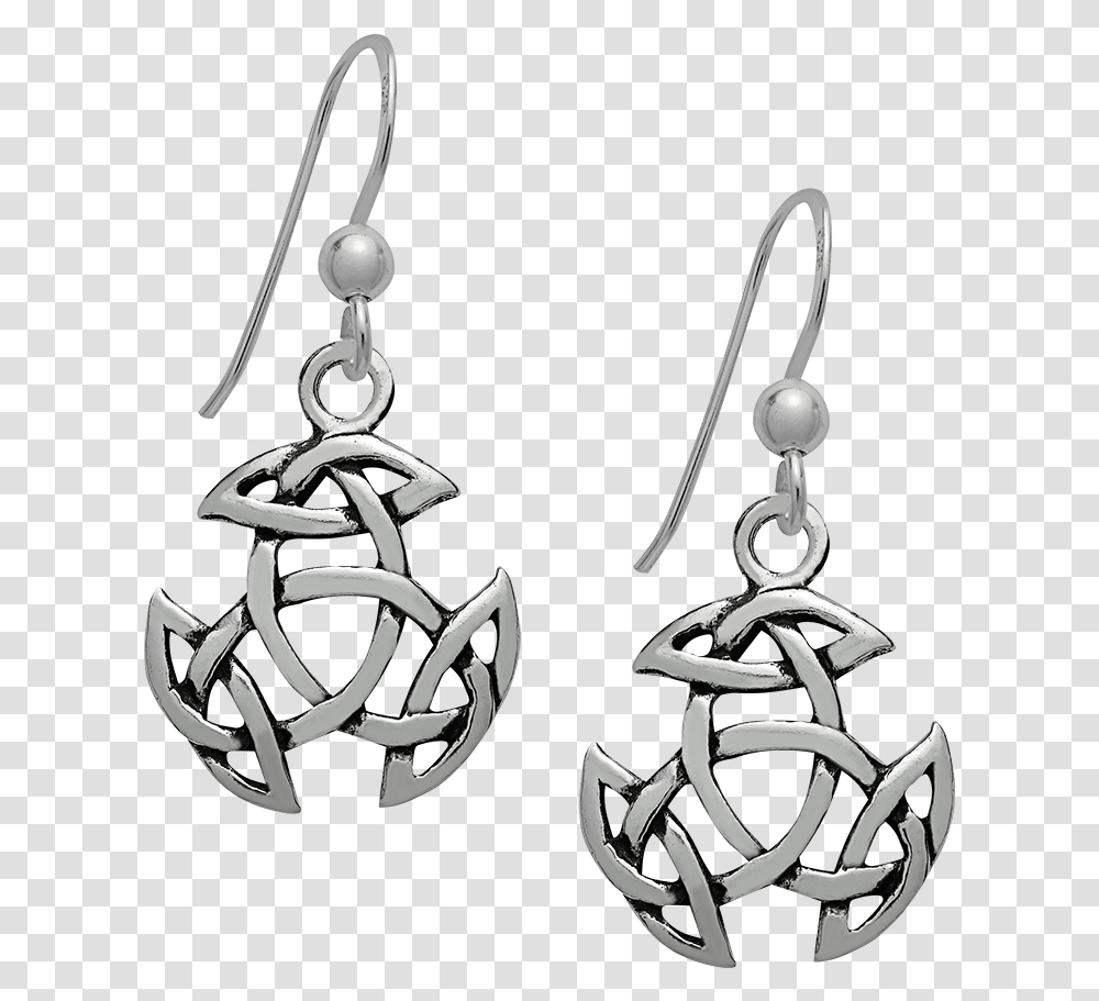 Triquetra Knot Earrings Wicca Spiritual Inspired Earrings Earrings, Accessories, Accessory, Jewelry Transparent Png