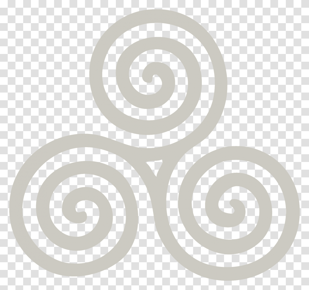 Triskelion Celtic Spiral White, Rug, Coil Transparent Png