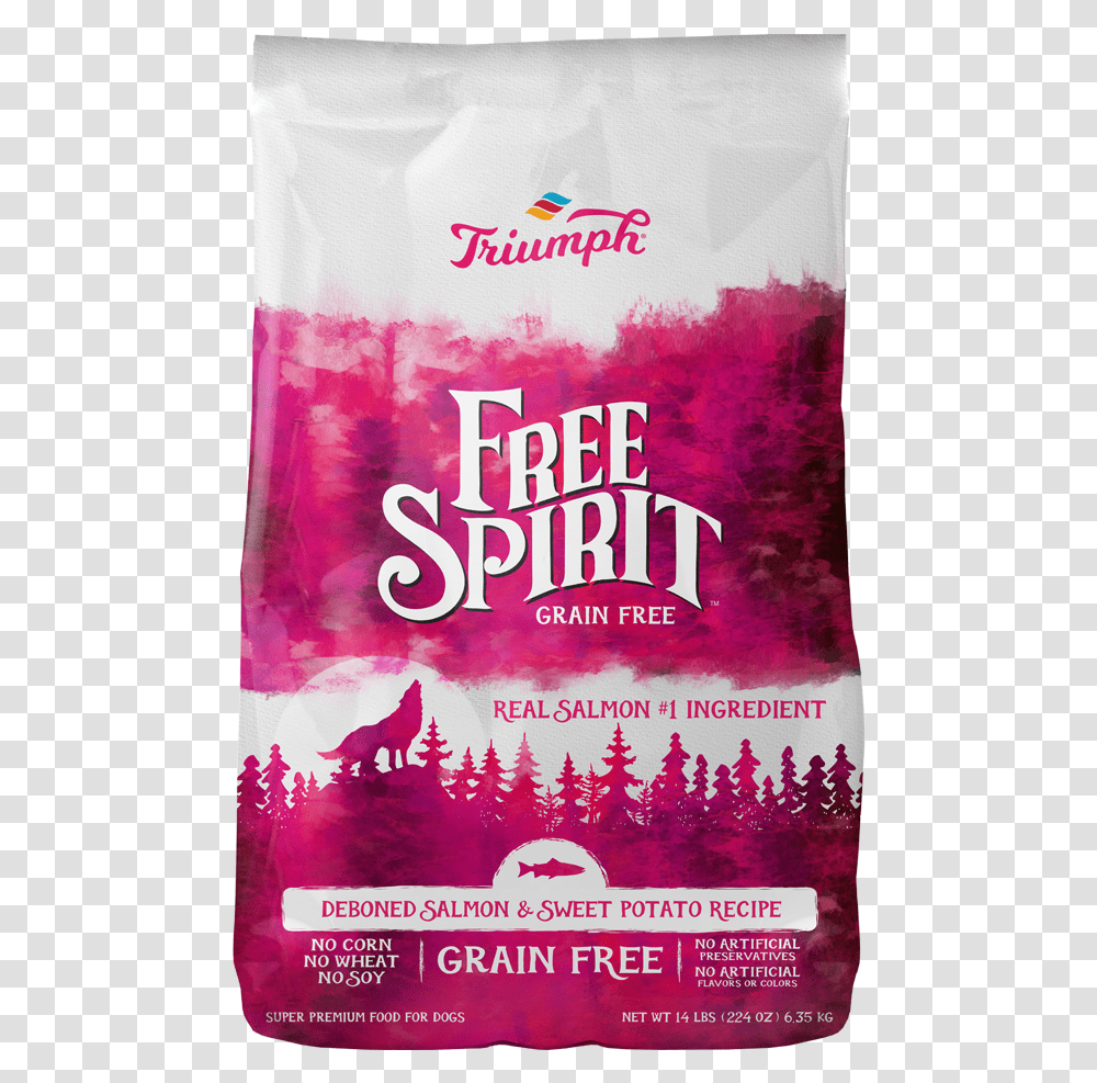 Triumph Dog Free Spirit Salmonsweetpotatorecipe 14lb Triumph Grain Free Dog Food, Flyer, Poster, Paper, Advertisement Transparent Png