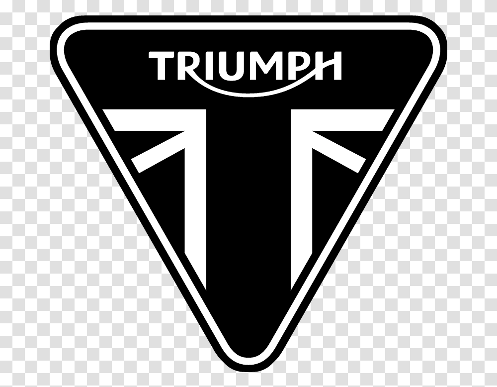 Triumph Triangle Logo Triumph Logo, Label, Text, Sticker, Symbol Transparent Png