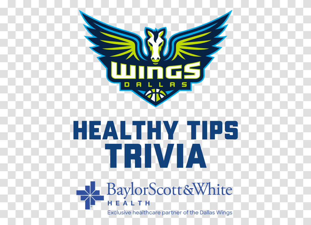 Trivia Dallas Wings, Symbol, Emblem, Logo, Trademark Transparent Png