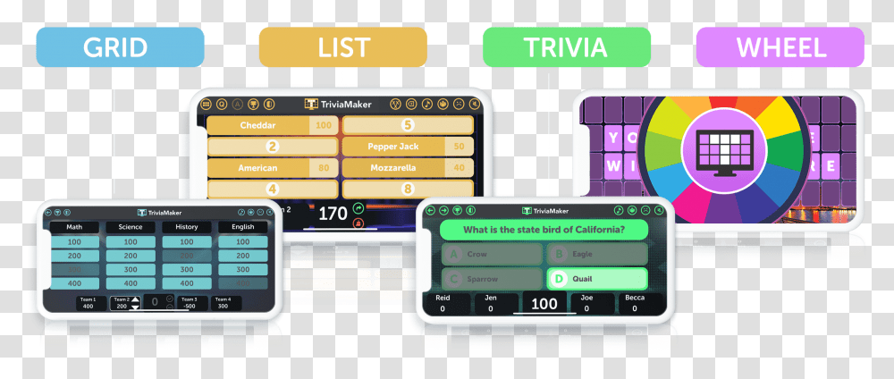 Triviamaker Quiz Creator Create Your Own Trivia Game Show Trivia Maker, Mobile Phone, Electronics, Text, Label Transparent Png