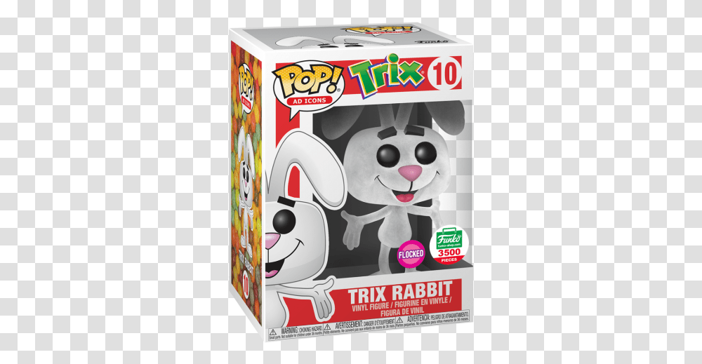Trix Rabbit Funko Pop, Label, Advertisement, Poster Transparent Png