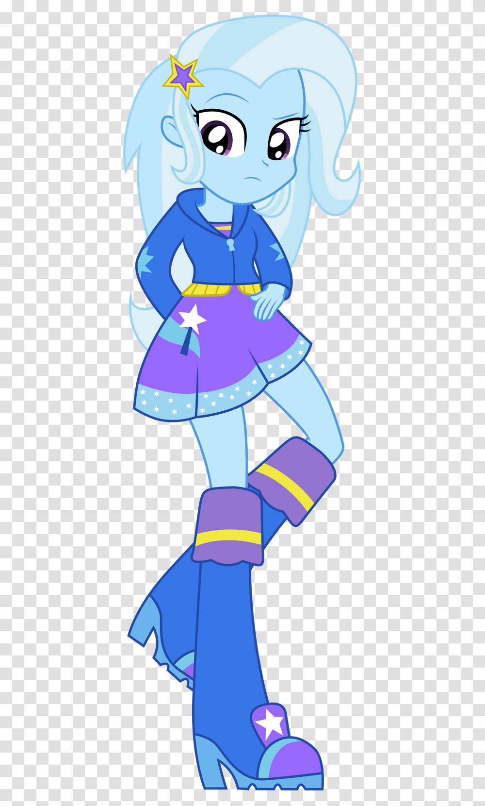 Trixie My Little Pony Equestria Girl, Costume, Female, Figurine Transparent Png