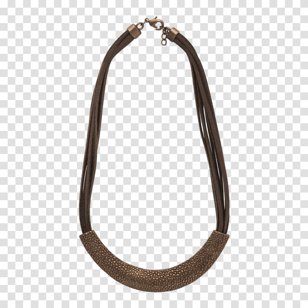 Trixie Suede Textured Necklace Coffee Gold Plating, Accessories, Accessory, Jewelry, Handbag Transparent Png