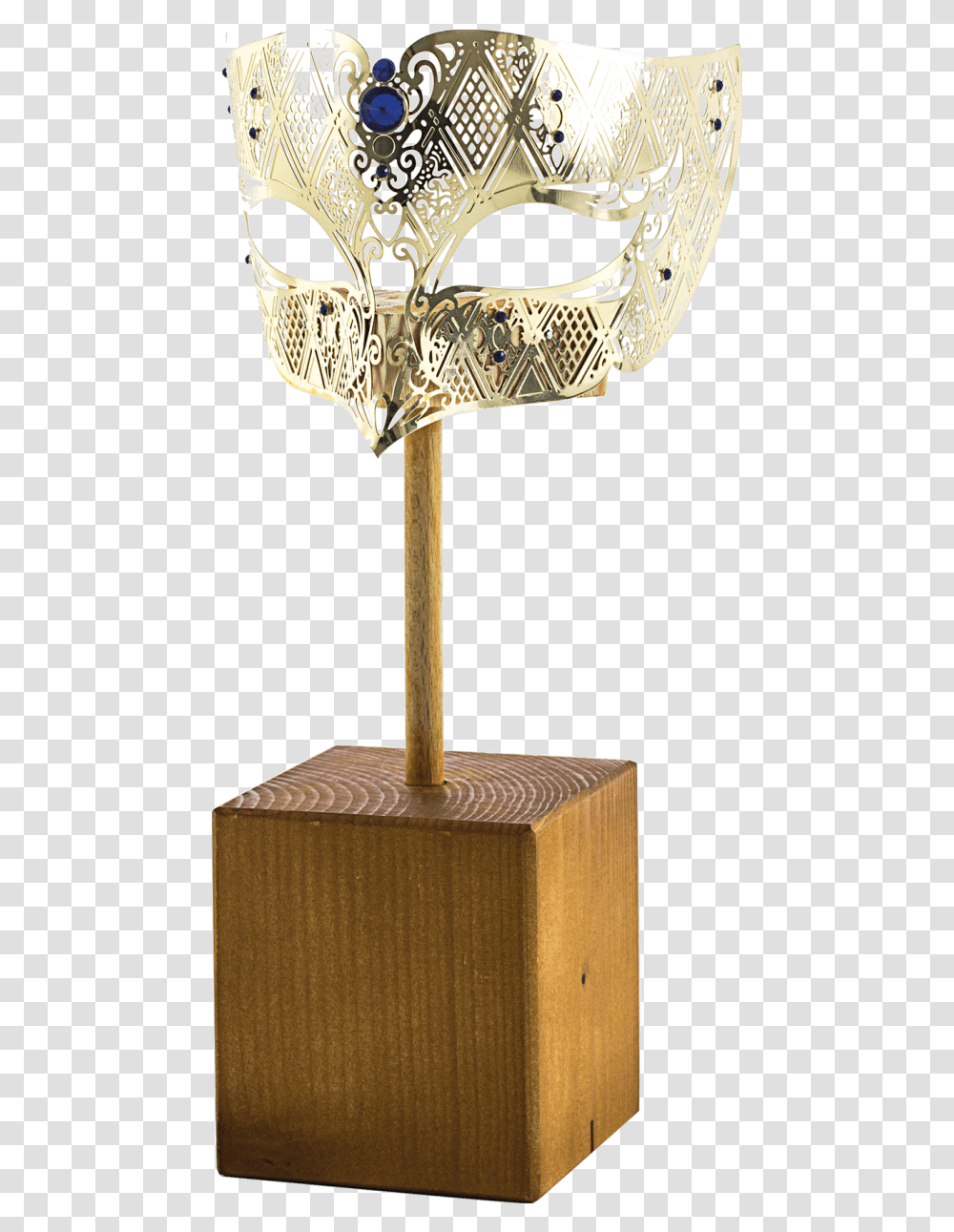 Trofeo Antifaz Carnaval Trophy, Lamp, Table Lamp, Lampshade, Wood Transparent Png