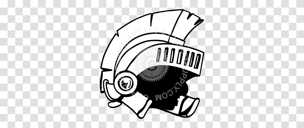 Trojan Helmet Graphic, Apparel, Drawing Transparent Png