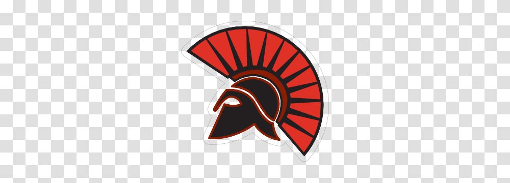 Trojan Helmet Mascot Sticker, Apparel, Logo Transparent Png