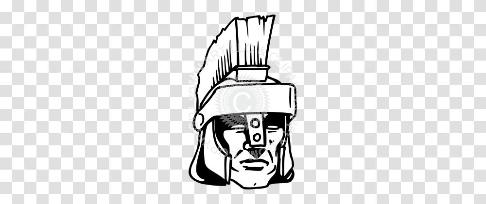 Trojan Soldier Head, Helmet, Apparel Transparent Png