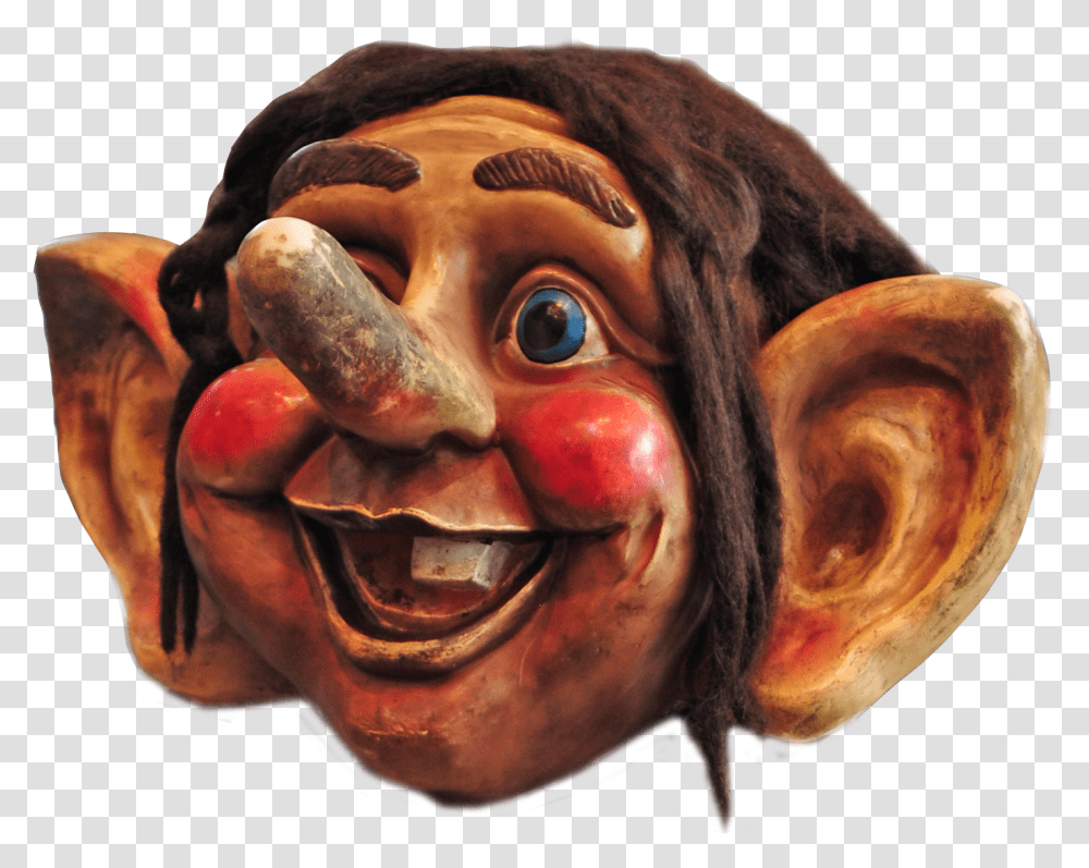 Troll Carving, Head, Person, Human, Mask Transparent Png