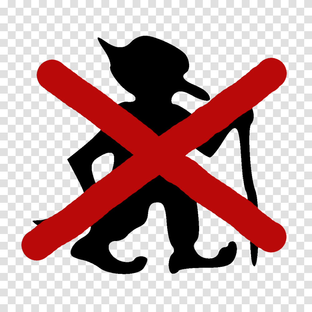 Troll Crossed Out, Silhouette, Person, Human Transparent Png