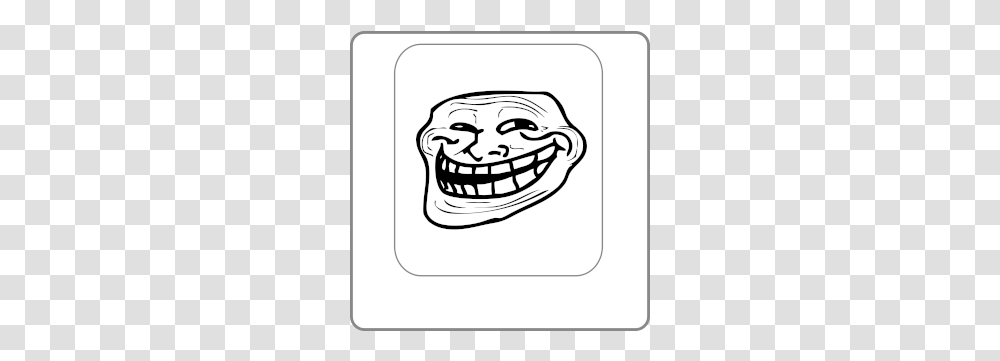 Troll Face Cherry Mx Keycap Cartoon, Label, Drawing, Doodle Transparent Png