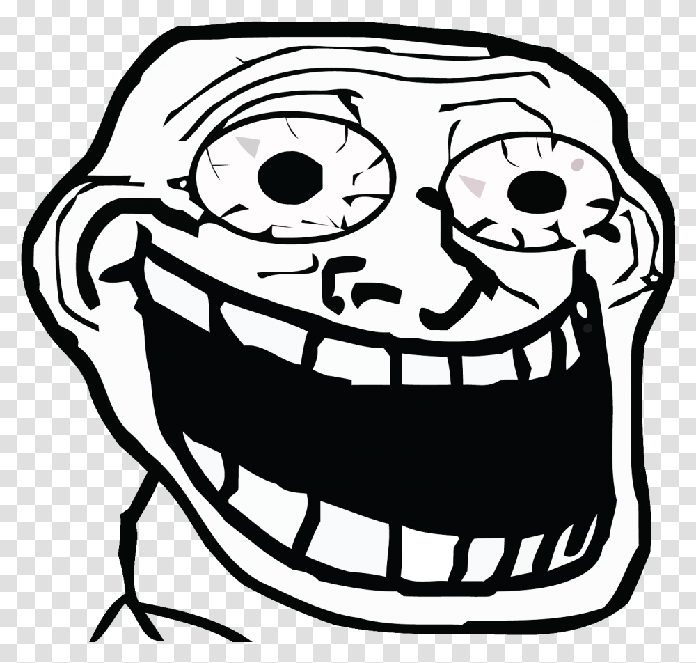 Troll Face, Apparel, Helmet, Crash Helmet Transparent Png