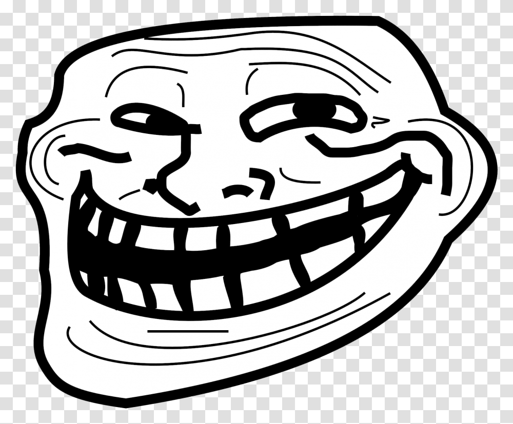 Troll Face, Stencil, Meal, Food Transparent Png