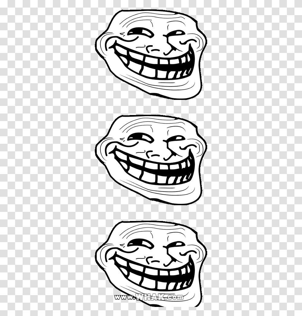Troll Face Gif, Food, Stencil Transparent Png