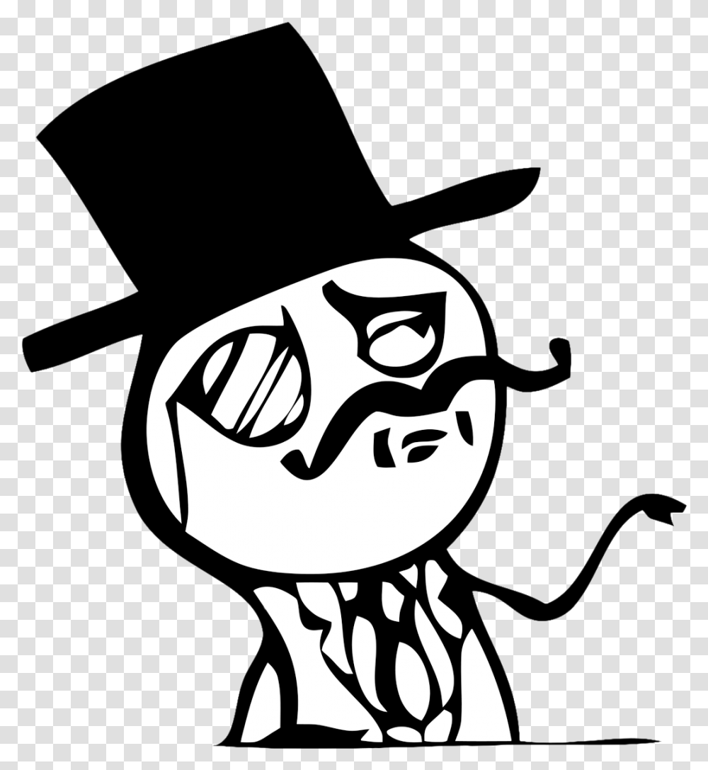 Troll Face Meme Feel Like A Sir, Hand, Drawing, Sketch Transparent Png