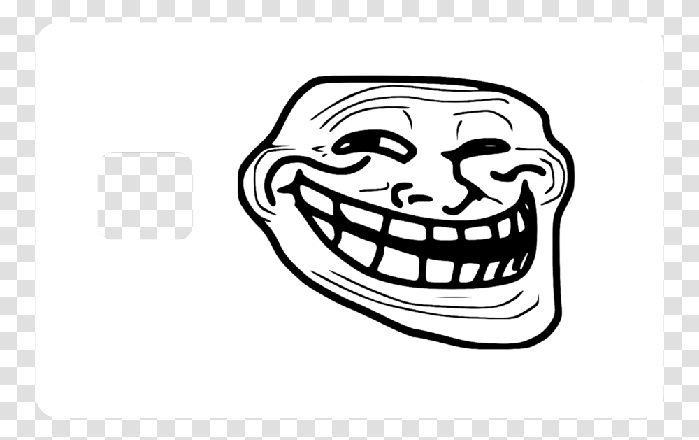 Troll Face, Pillow, Cushion, Drawing Transparent Png