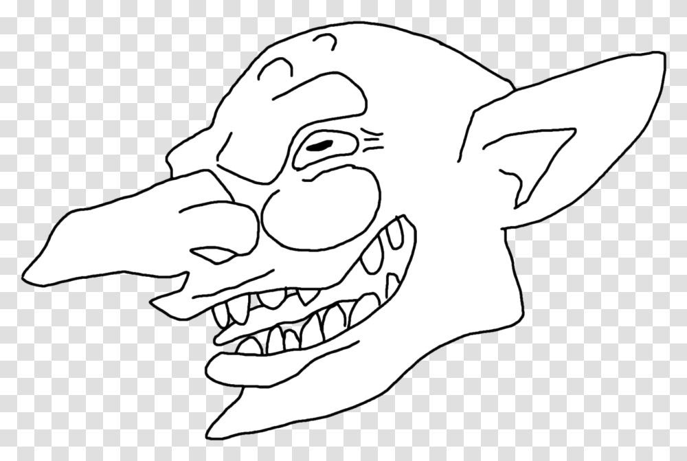 Troll Face Skull, Person, Human, Drawing Transparent Png
