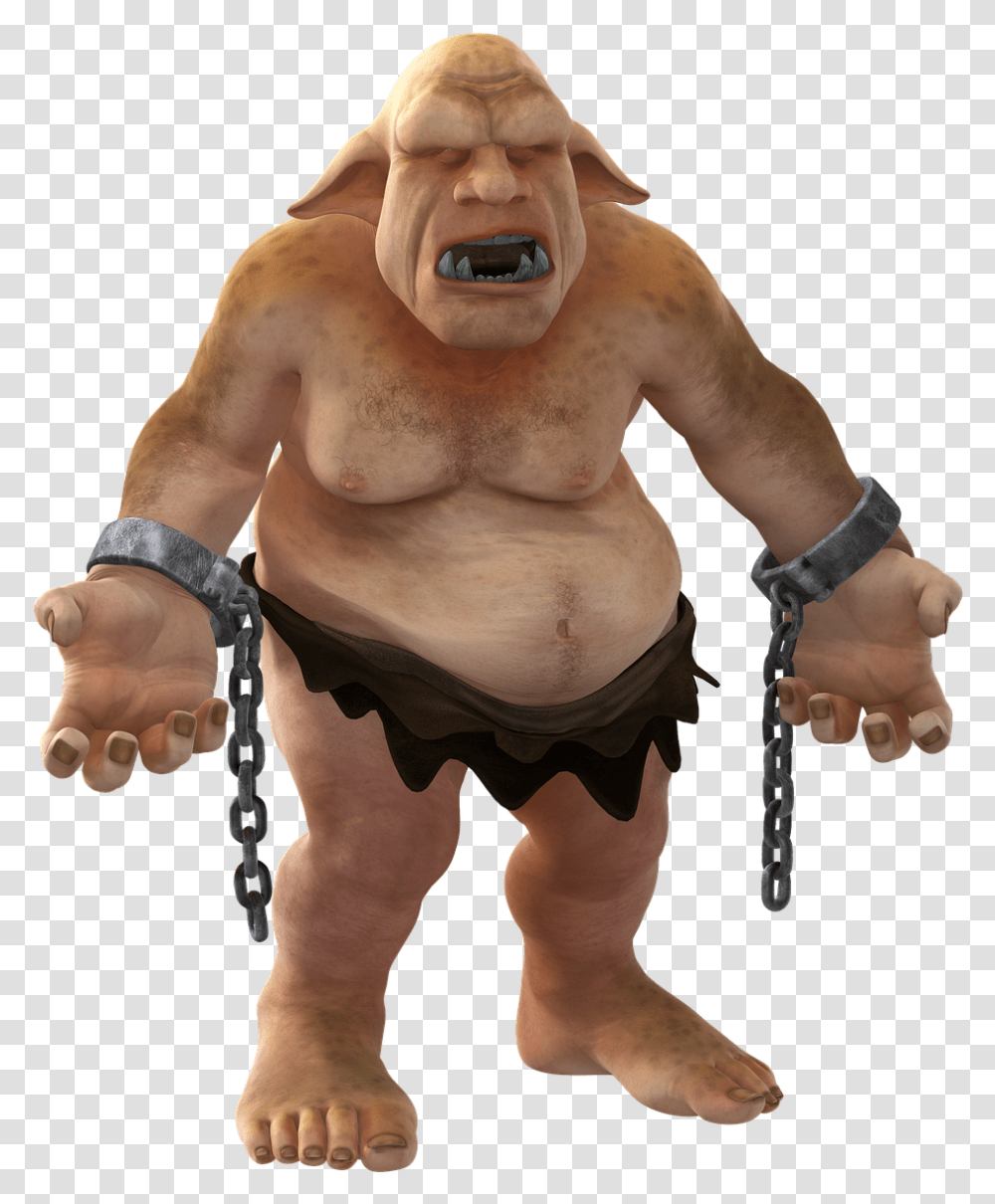 Troll In Chains, Person, Human, Figurine, Finger Transparent Png