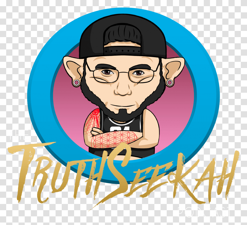 Troll Logo Truthseekahcom Cartoon, Poster, Advertisement, Person, Glasses Transparent Png