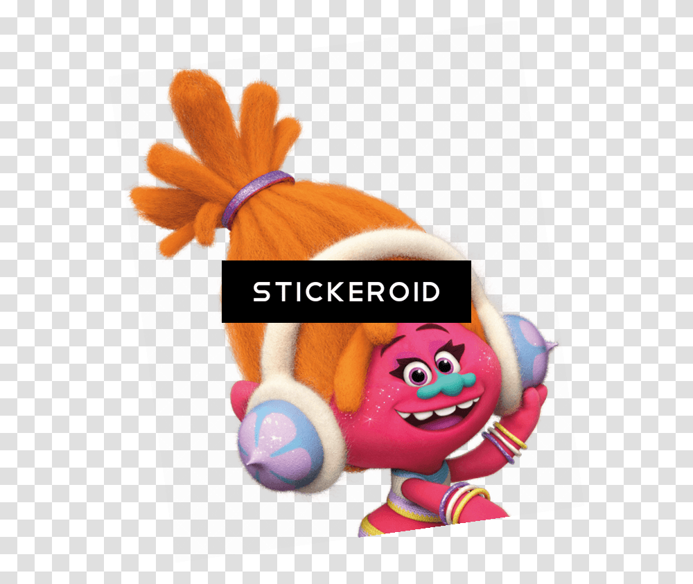 Troll Orange Hair Name, Toy, Head, Face, Plant Transparent Png