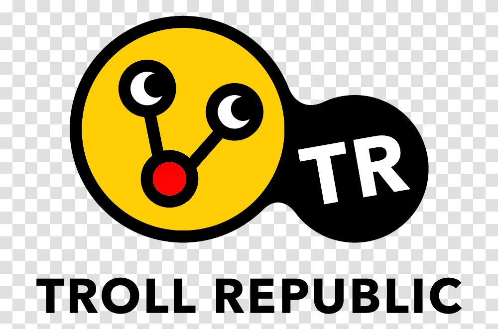 Troll Republic Logo Watermark, Trademark, Machine Transparent Png