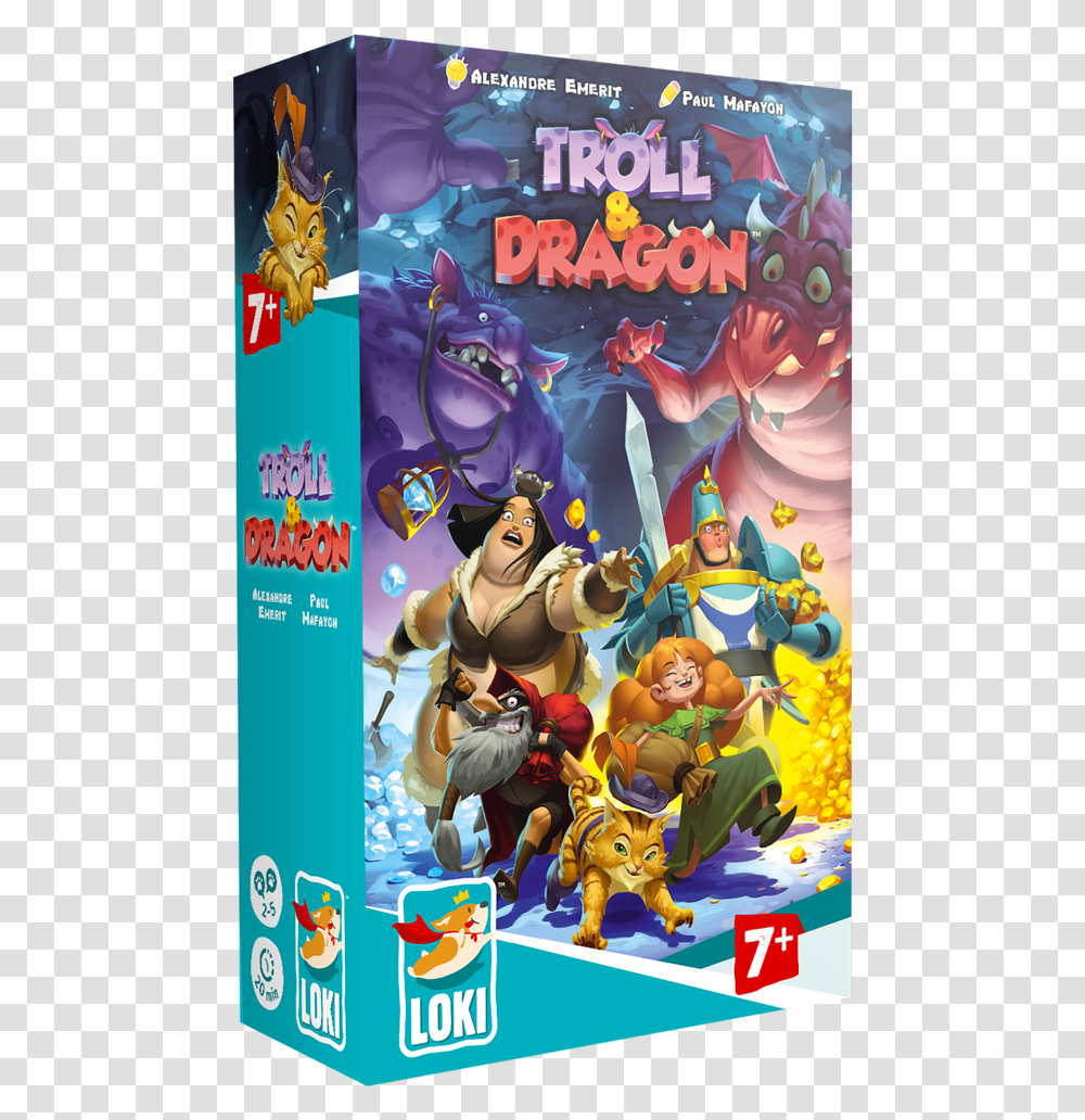 Troll & Dragon En Loki Troll And Dragon Board Game, Angry Birds, Book, Comics, Poster Transparent Png