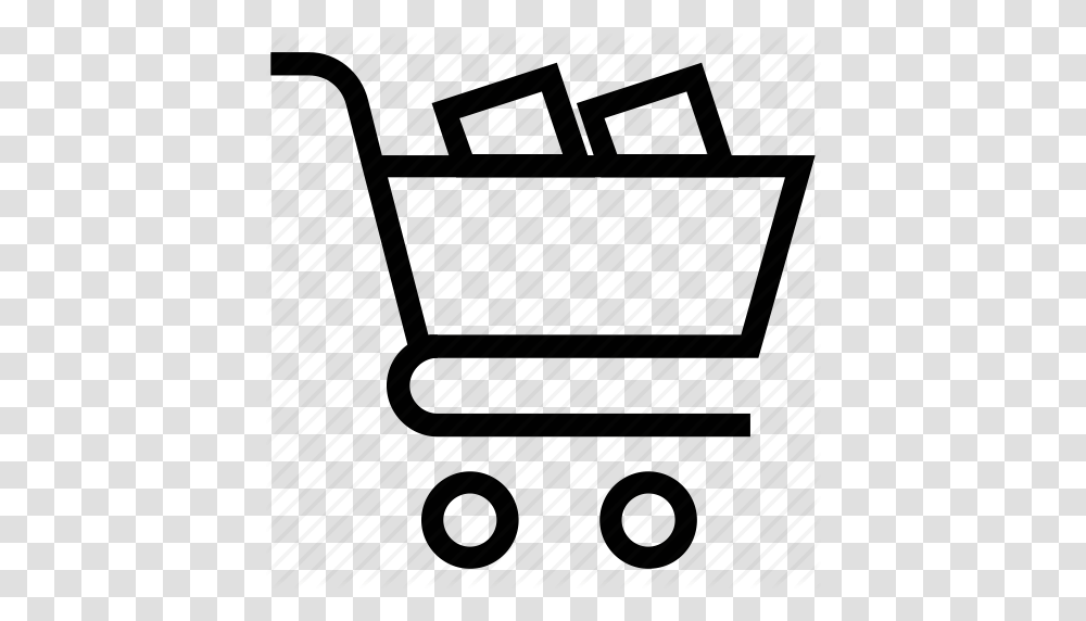 Trolley Clipart Supermarket, Shopping Cart Transparent Png