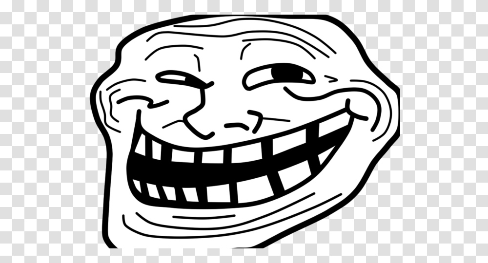 Trollface Clipart, Meal, Food, Dish, Stencil Transparent Png