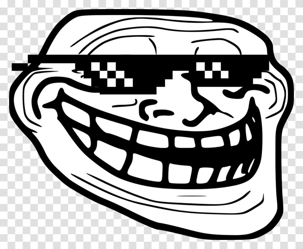 Trollface, Apparel, Stencil, Food Transparent Png