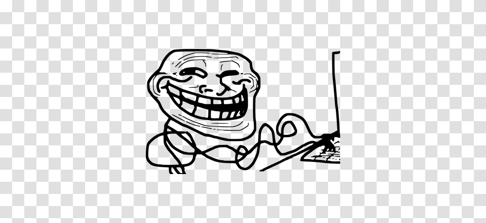 Trollface, Doodle, Drawing, Label Transparent Png