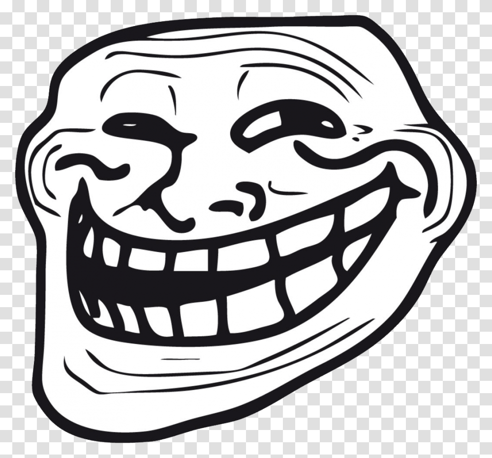 Trollface, Doodle, Drawing, Pillow Transparent Png