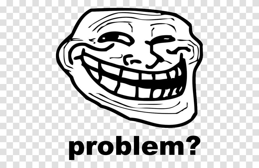 Trollface Image Free Download Troll Face, Stencil, Outdoors, Nature, Head Transparent Png