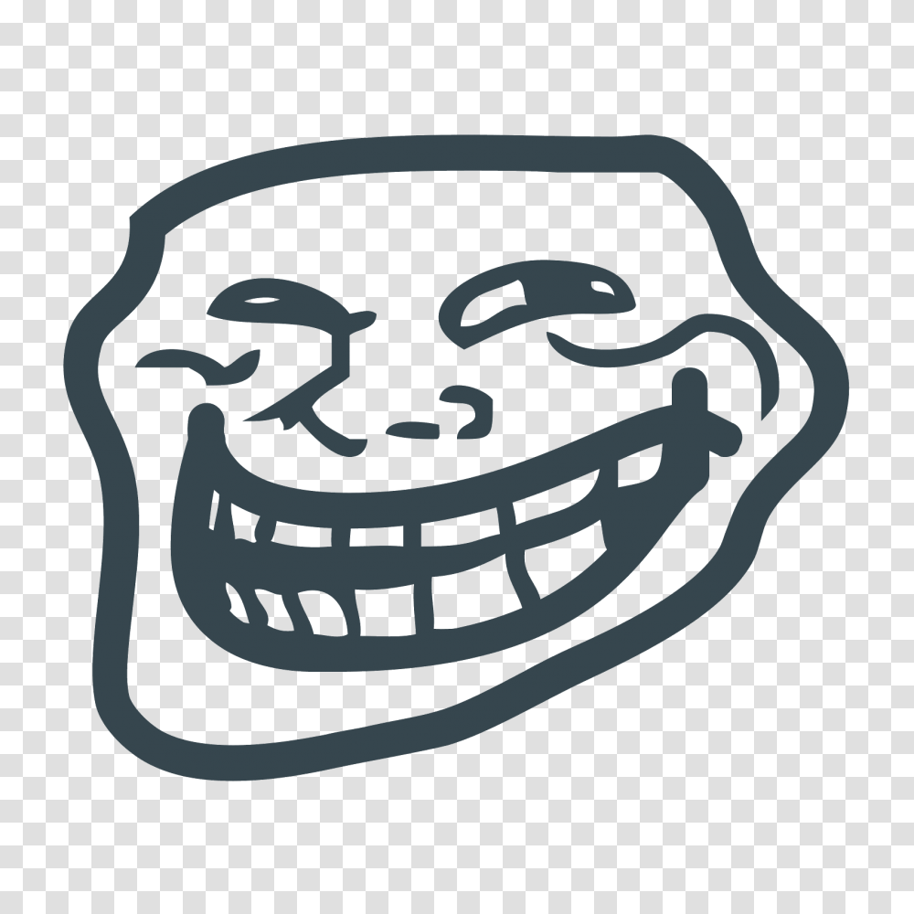 Trollface, Label, Sticker, Plant Transparent Png