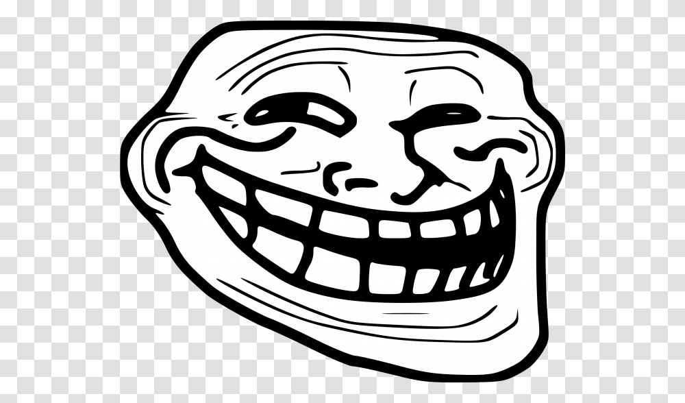 Trollface, Stencil, Hat Transparent Png