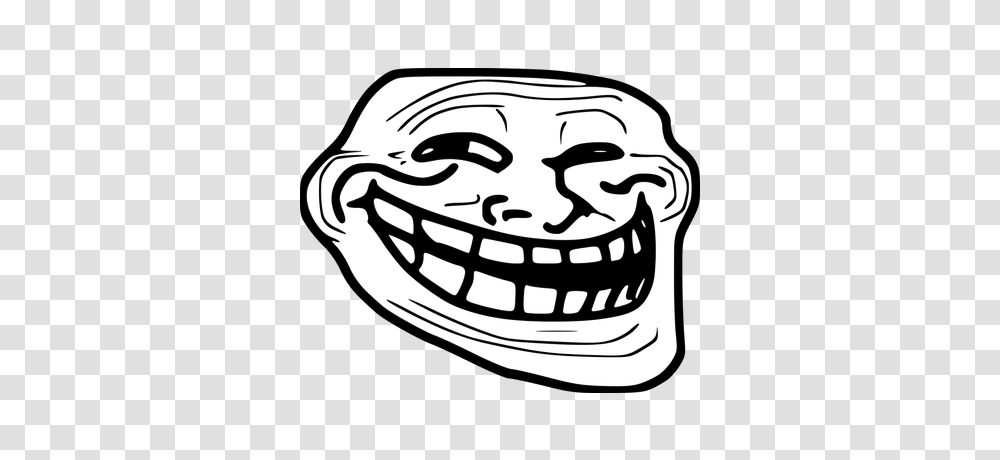 Trollface, Stencil, Dish, Meal, Food Transparent Png