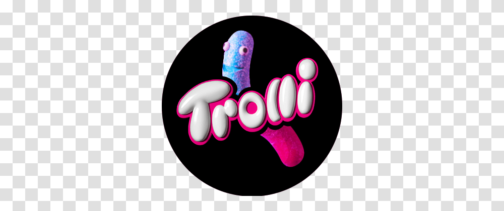 Trolli Candy Trolli Logo, Cushion, Symbol, Text, Pillow Transparent Png