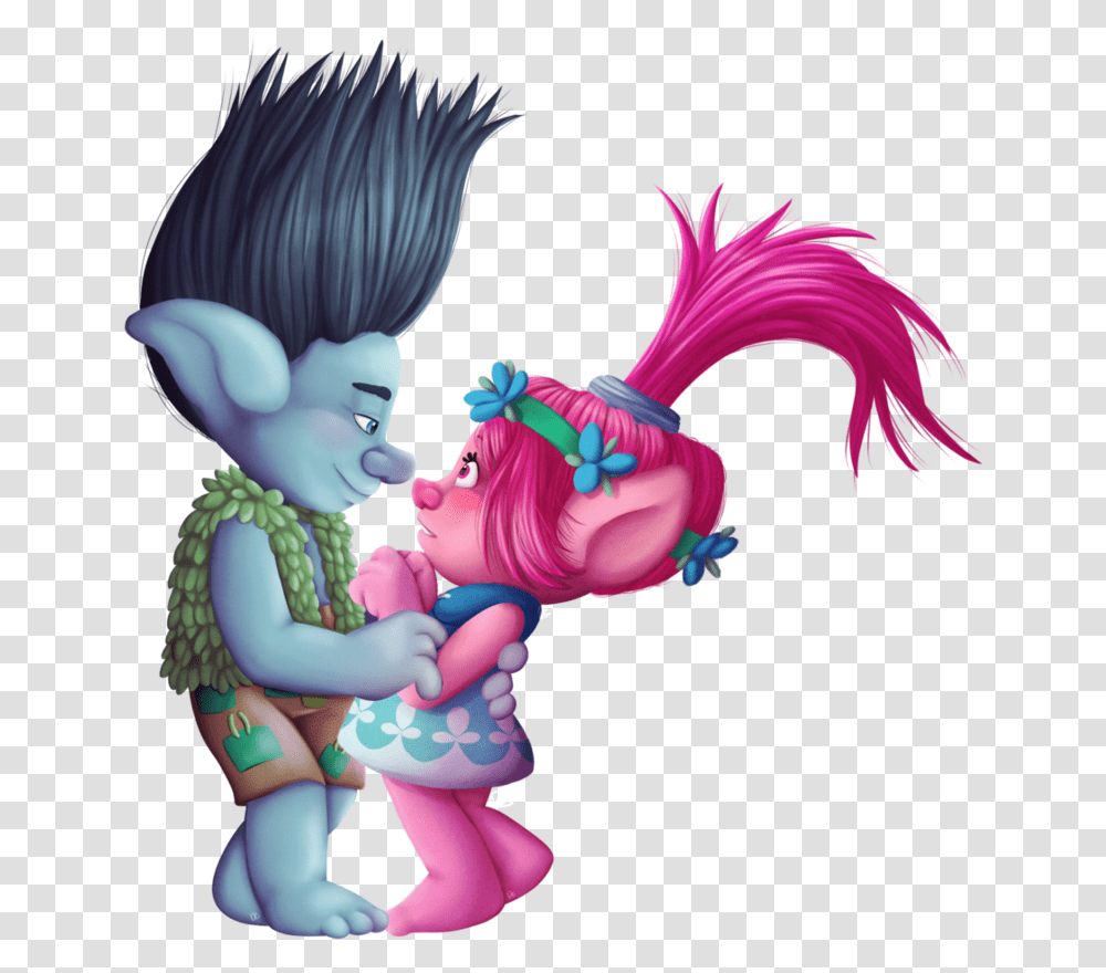 Trolls Branch And Poppy, Person, Crystal, Crowd Transparent Png
