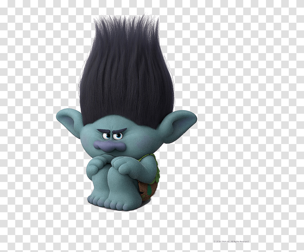 Trolls Branch Male Troll From Trolls, Figurine, Toy, Person, Human Transparent Png